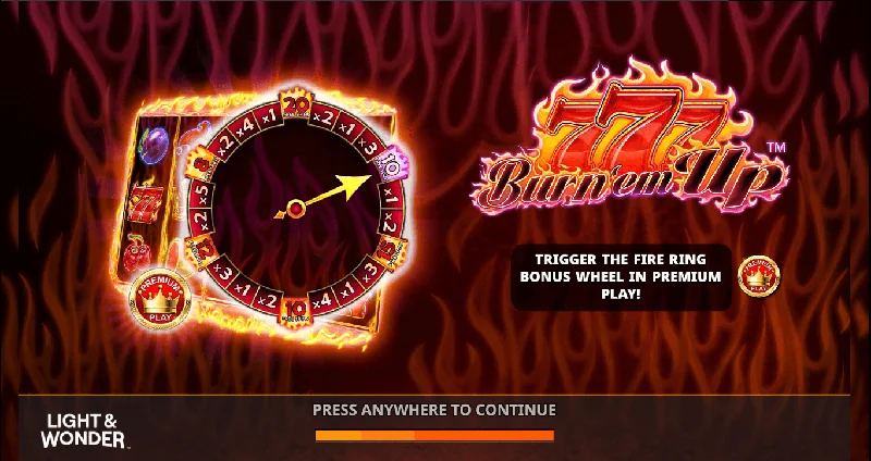 777 Burn 'Em Up -kuvakaappaus