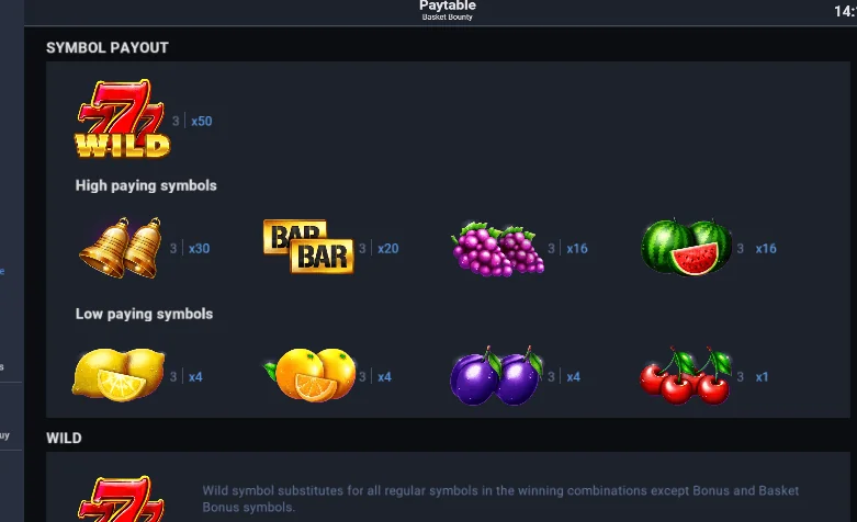 Basket Bounty -kuvakaappaus