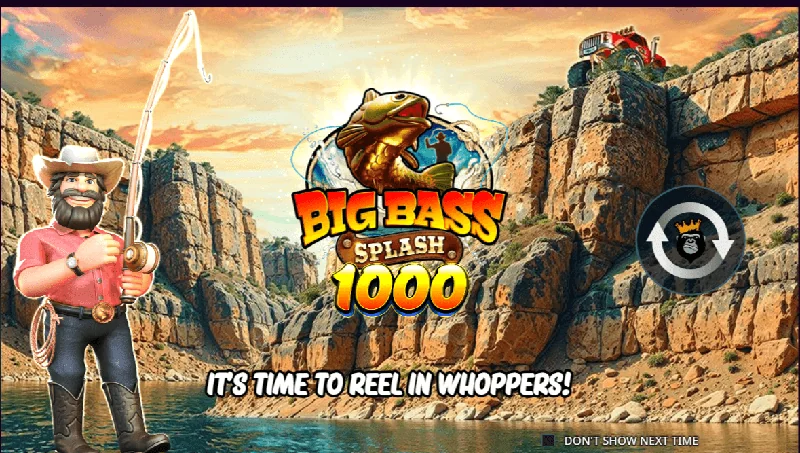 Big Bass Splash 1000 -kuvakaappaus