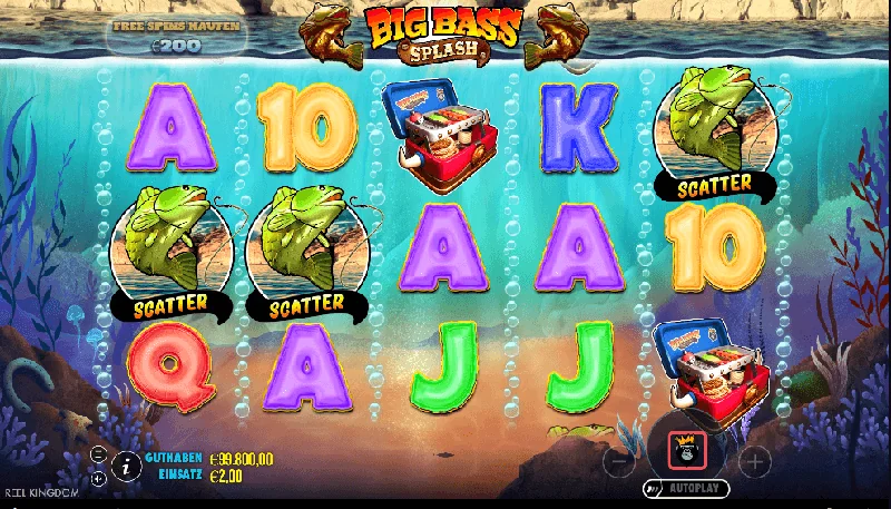 Big Bass Splash -kuvakaappaus