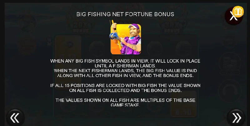 Big Fishing Net Fortune -kuvakaappaus