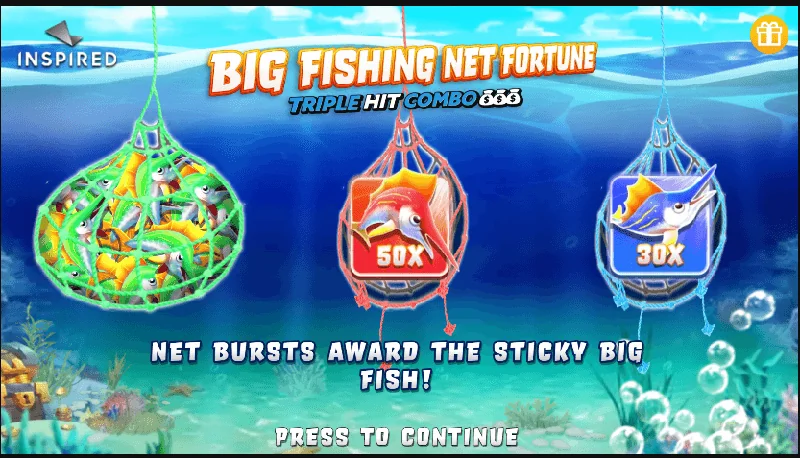 Big Fishing Net Fortune -kuvakaappaus