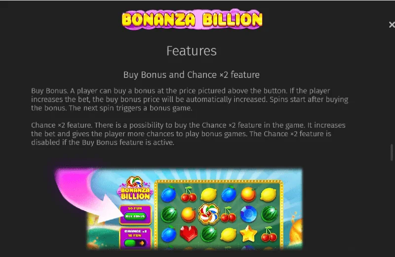 Bonanza Billion -kuvakaappaus