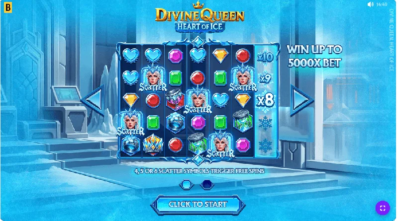 Divine Queen Heart of Ice -kuvakaappaus