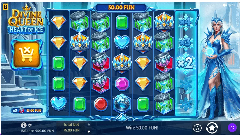 Divine Queen Heart of Ice -kuvakaappaus