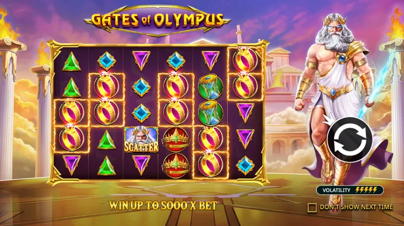 Gates of Olympus -kuvakaappaus