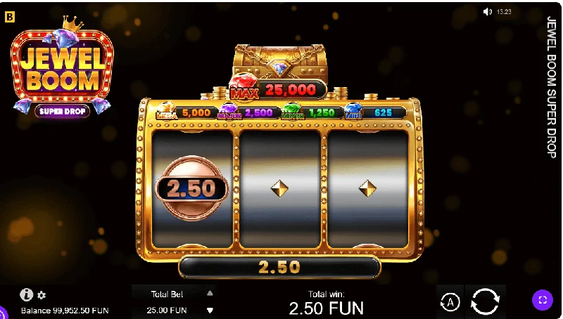 Jewel Boom Super Drop -kuvakaappaus