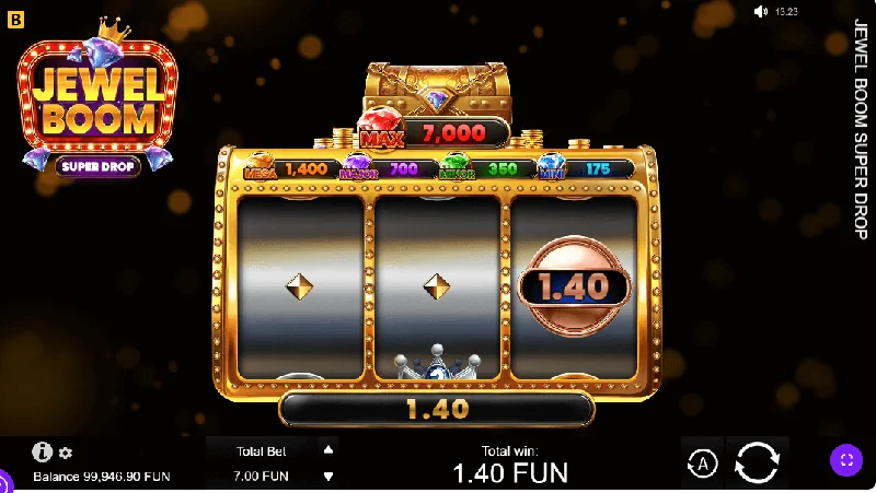 Jewel Boom Super Drop -kuvakaappaus
