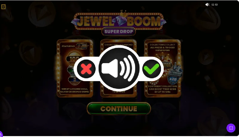 Jewel Boom Super Drop -kuvakaappaus