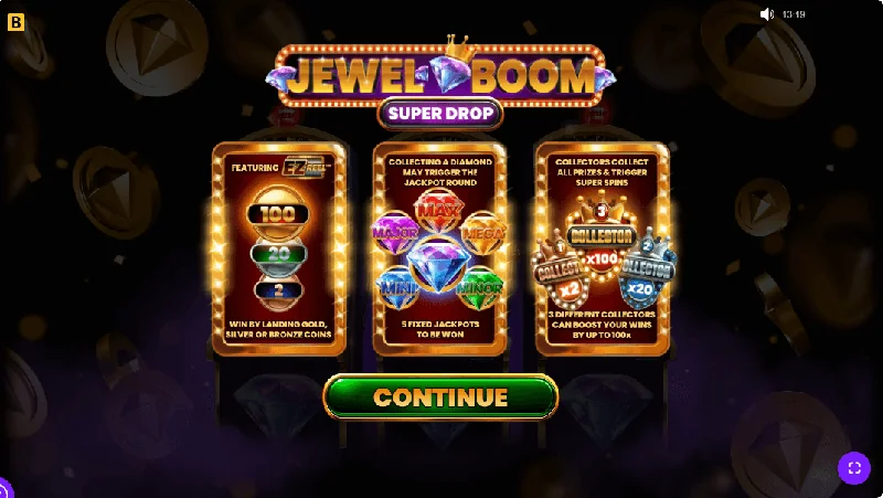 Jewel Boom Super Drop -kuvakaappaus