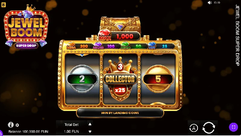 Jewel Boom Super Drop -kuvakaappaus