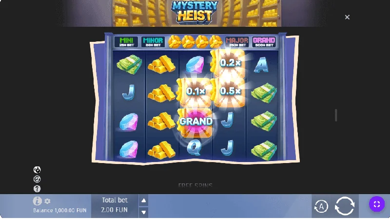 Mystery Heist -kuvakaappaus