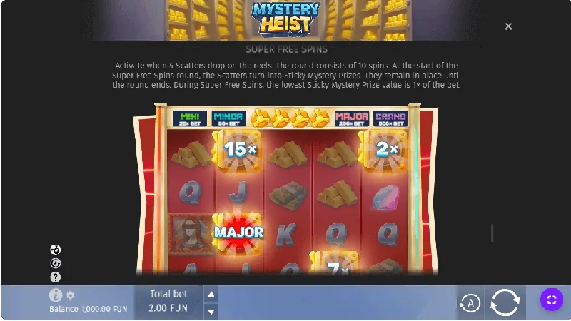 Mystery Heist -kuvakaappaus