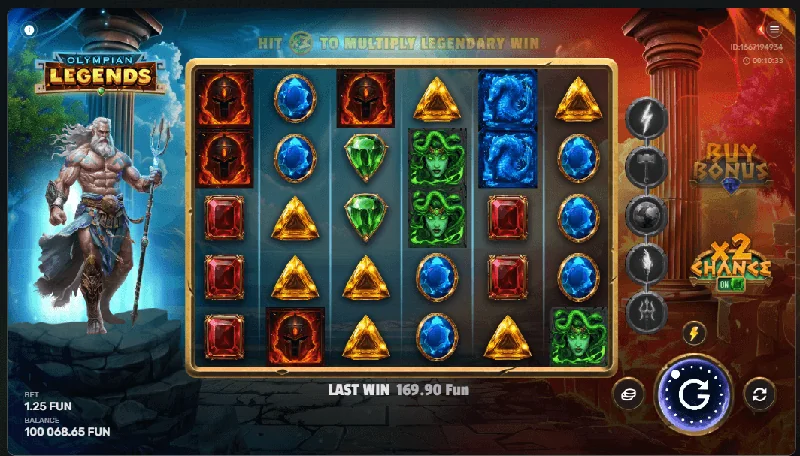 Olympian Legends -kuvakaappaus