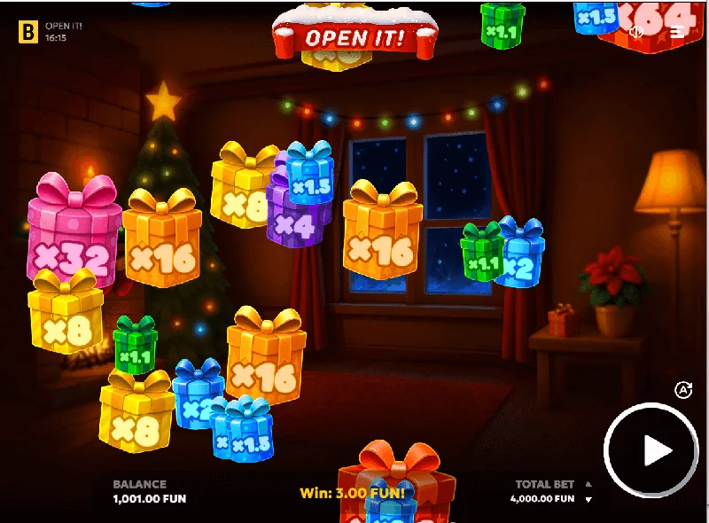 Open it! -kuvakaappaus