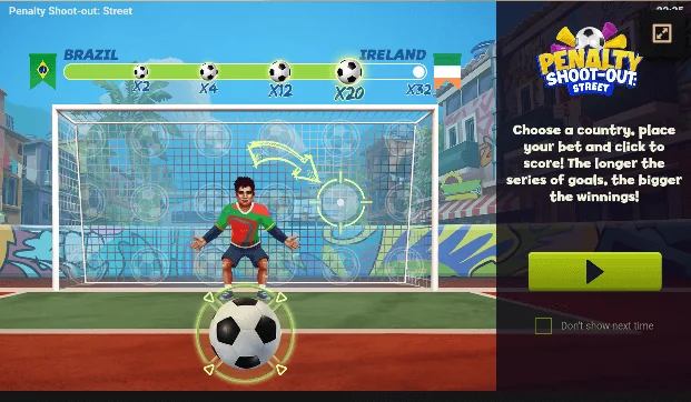 Penalty Shoot-Out -kuvakaappaus