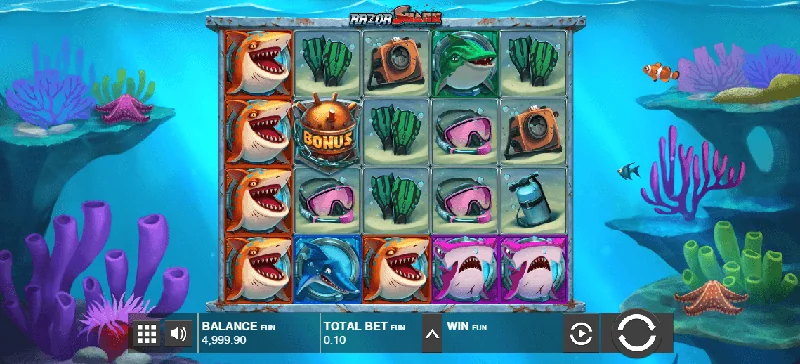 Razor Shark -kuvakaappaus