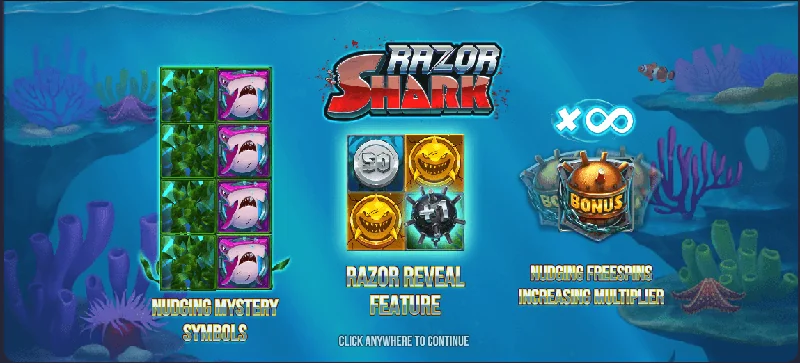 Razor Shark -kuvakaappaus