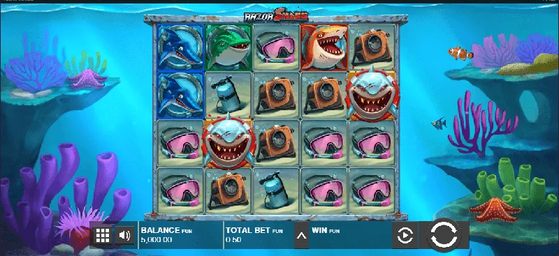 Razor Shark -kuvakaappaus