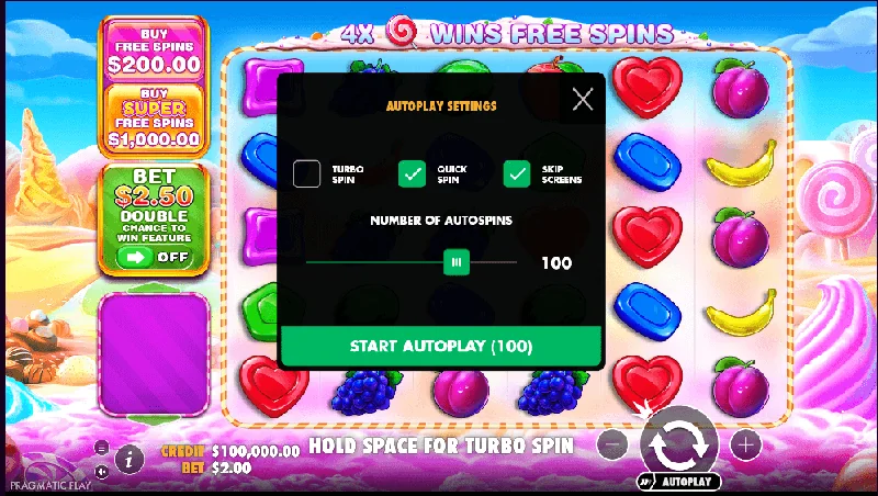 Sweet Bonanza 1000 -kuvakaappaus