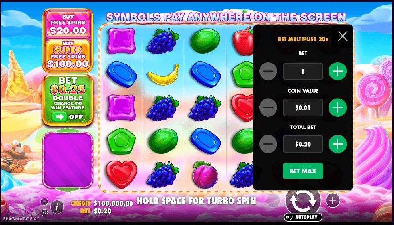Sweet Bonanza 1000 -kuvakaappaus