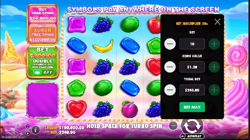 Sweet Bonanza 1000 -kuvakaappaus