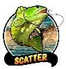 Big Bass Splash Scatter Bass Fish -symboli