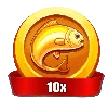 Blast The Bass Fish Coin -symboli