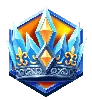 Divine Queen Heart of Ice Ice Crown -symboli