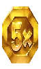 pirots 4 Coin 5x -symboli