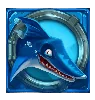 Razor Shark sininen hai -symboli