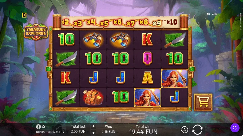 Treasure Explorer -kuvakaappaus