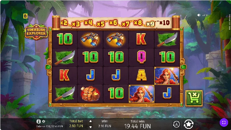 Treasure Explorer -kuvakaappaus