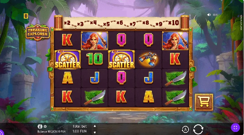 Treasure Explorer -kuvakaappaus