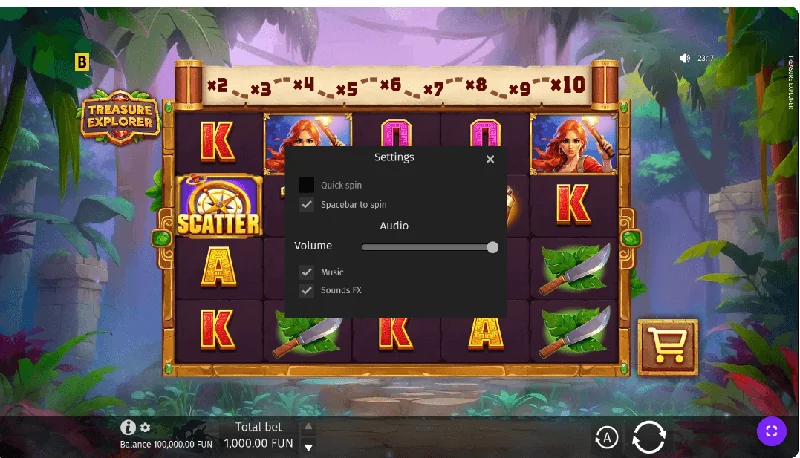 Treasure Explorer -kuvakaappaus