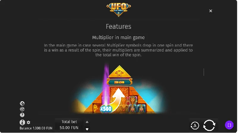 UFO Pyramids -kuvakaappaus