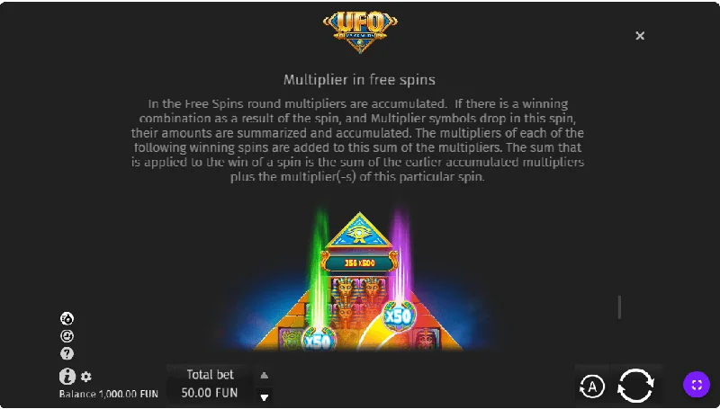 UFO Pyramids -kuvakaappaus